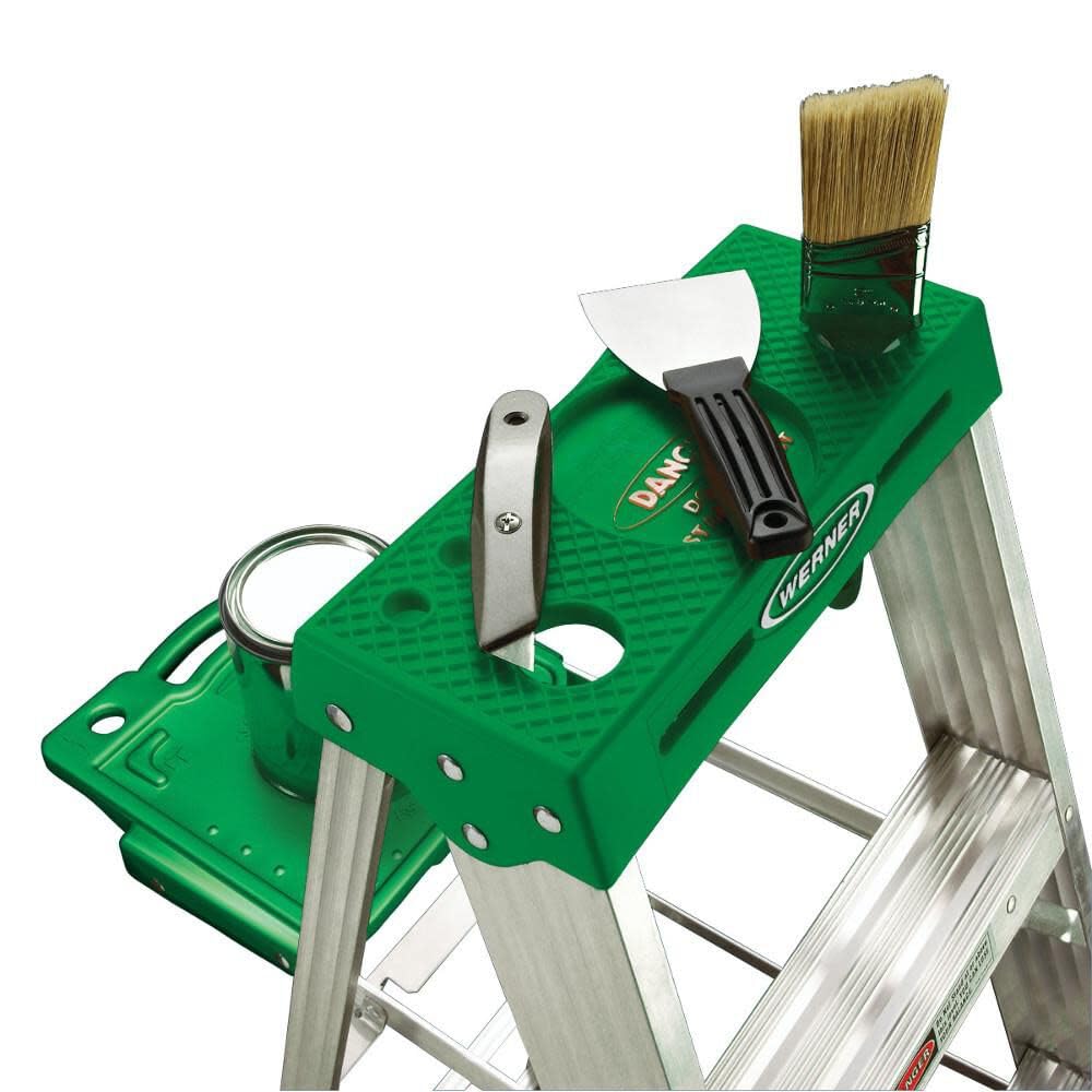 Werner 225-Pound Duty Rating Aluminum Stepladder