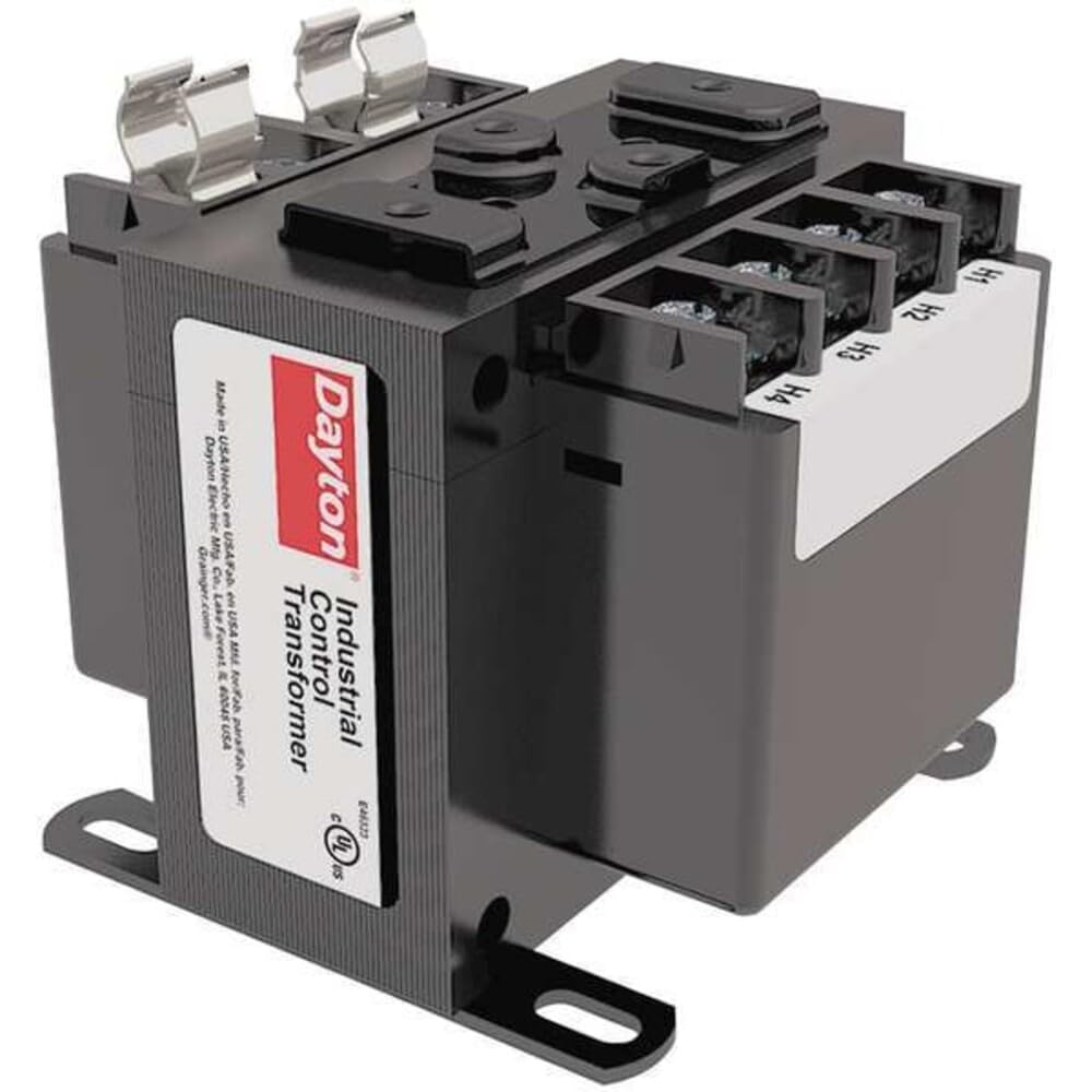 Dayton 31EJ37 Control Transformer, 150 VA, 120V AC, 208/240/480V AC