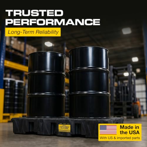 Eagle Modular Spill Containment Platform with Forklift Pockets, Secondary Containment, Made in USA