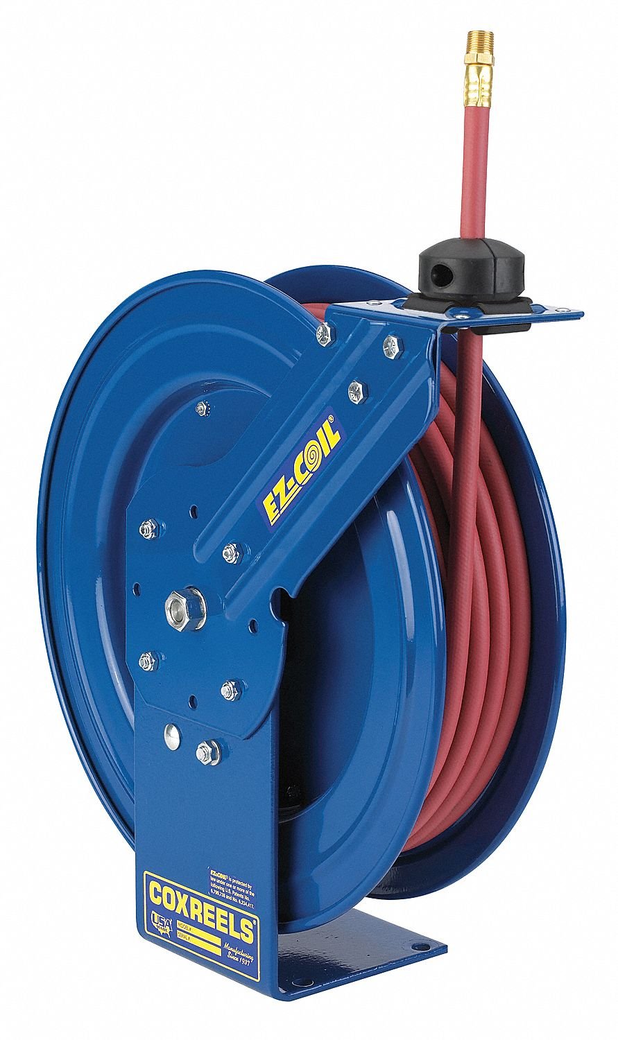 EZ-Coil Performance Safety Hose Reel, 300 psi, Hose Included, 1/4" Hose ID, 25' Length