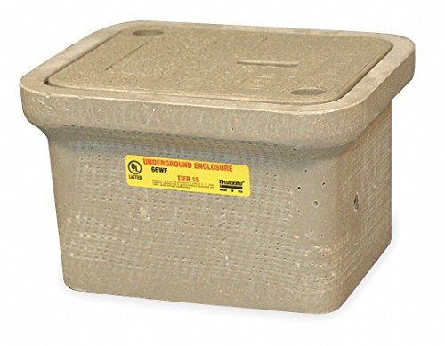 Quazite Underground Enclosure, 15,000 lb, 8-1/2" L